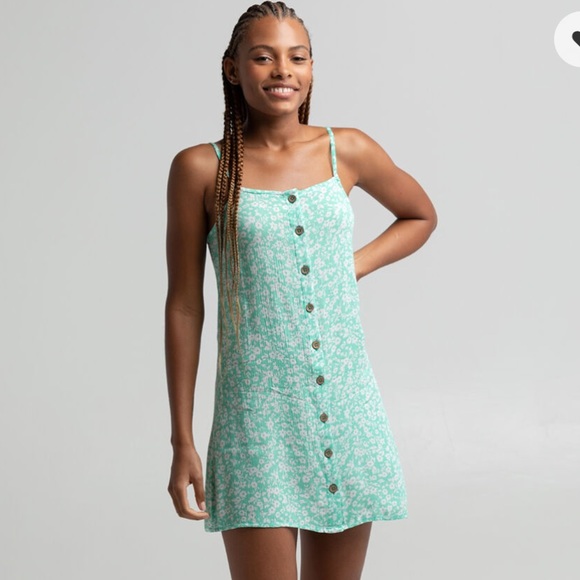 HP! NWT Billabong Morning Light Mini Slip Dress - Picture 2 of 10